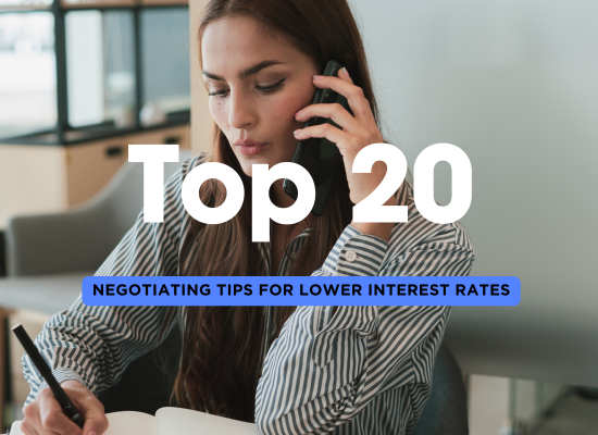 Top 20 Tips to Negotiate Lower Interest Rates on Business Loans