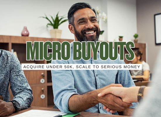 27 Micro-Acquisitions Under $50,000 That Turned Into Six-Figure Cash Machines