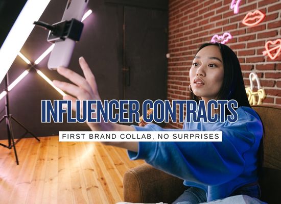 Influencer Deals for Non-Influencers: A Contract Checklist for First-Time Brand Collabs