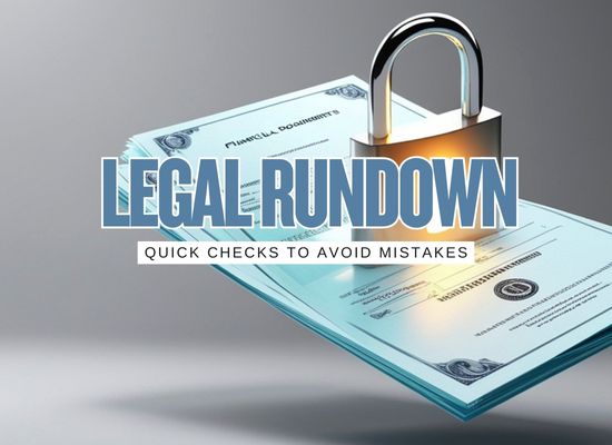 Legal Tech for Founders: 10 Risk Checks You Can Automate Before They Become Annoying Lawsuits