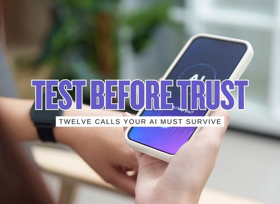 Before You Trust an AI Receptionist 12 Calls Every Small Business Should Test First